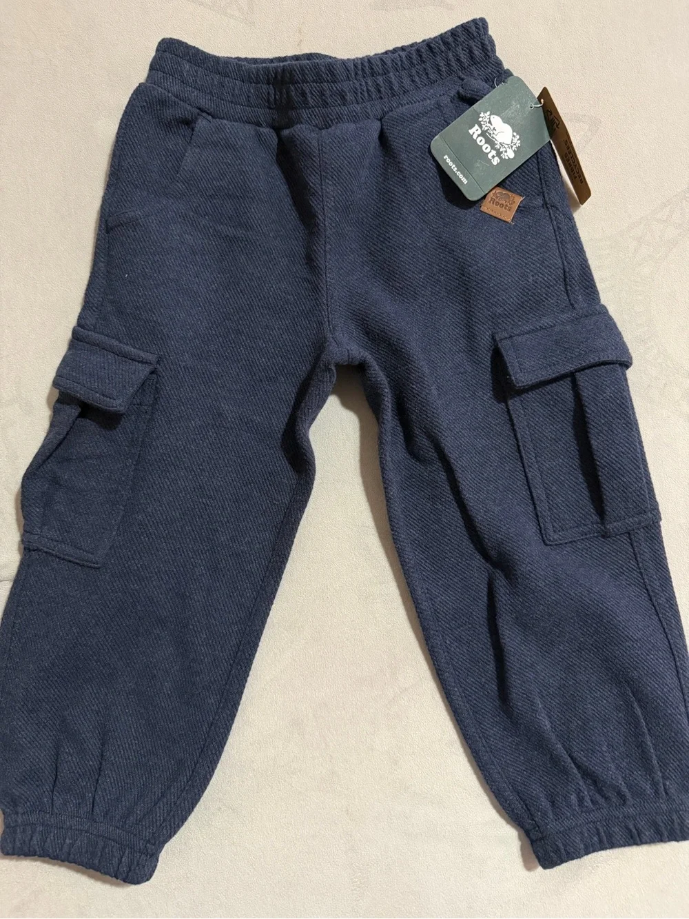 Roots Kids Dark Navy Cargo Joggers